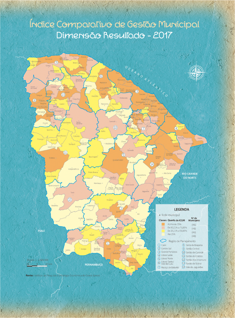 Mapa dimensão Resultado ICGM 2017