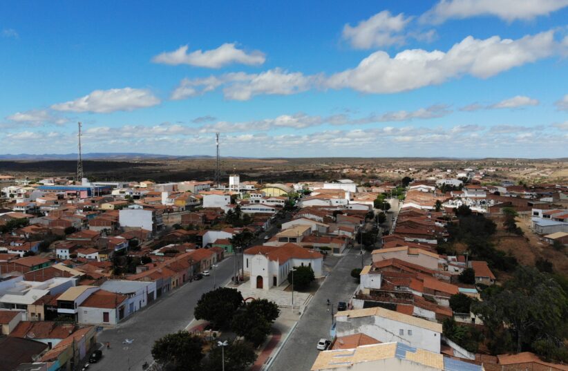 Igreja Matriz de Catarina, município situado no Sertão dos Inhamuns. Hericles Oliveira/Prefeitura de Catarina