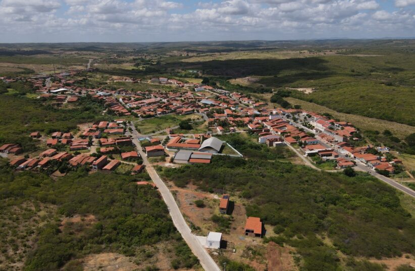 Vista aérea de Deputado Irapuan Pinheiro, a 332,69 km de Fortaleza. Jeferson Wagner/Prefeitura de Deputado Irapuan Pinheiro