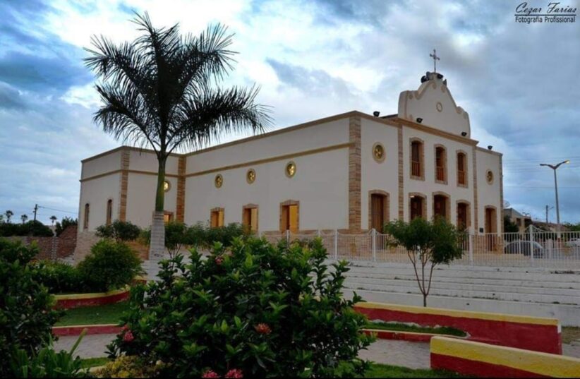 Paróquia Nossa Senhora do Rosário, em Groaíras, é ligada À diocese de sobral. Júnior Rodrigues/Prefeitura de Groaíras